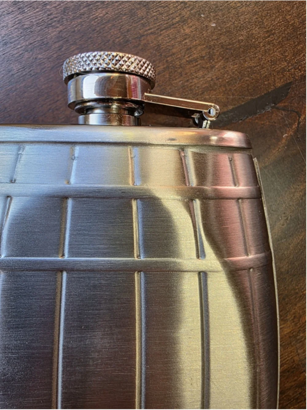 Jack Daniels Stainless Steel 6oz Barrel Shaped Flask Ketel One Bev Shaker Set
